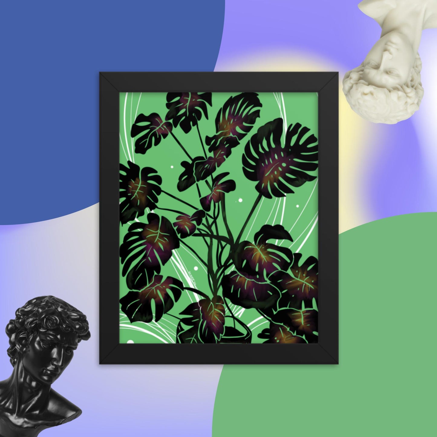 Monstera Framed poster