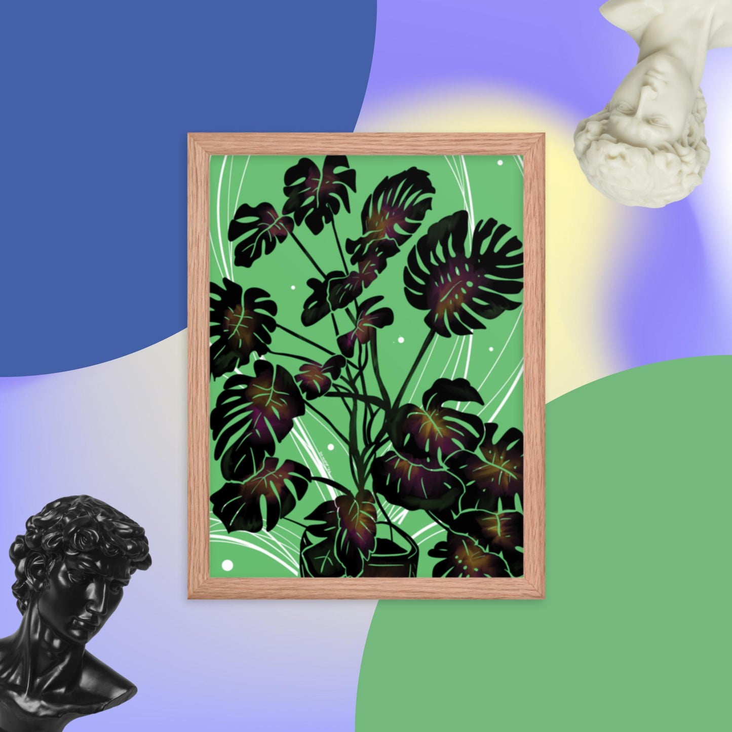 Monstera Framed poster