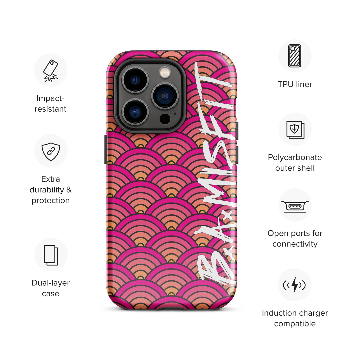 PinkYello Japanese Waves Tough Case for iPhone®