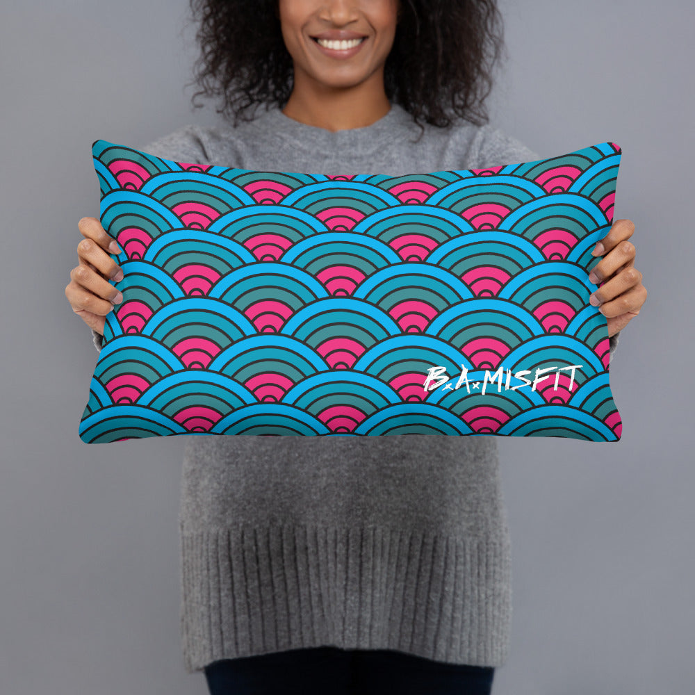 Blu Pink Basic Pillow