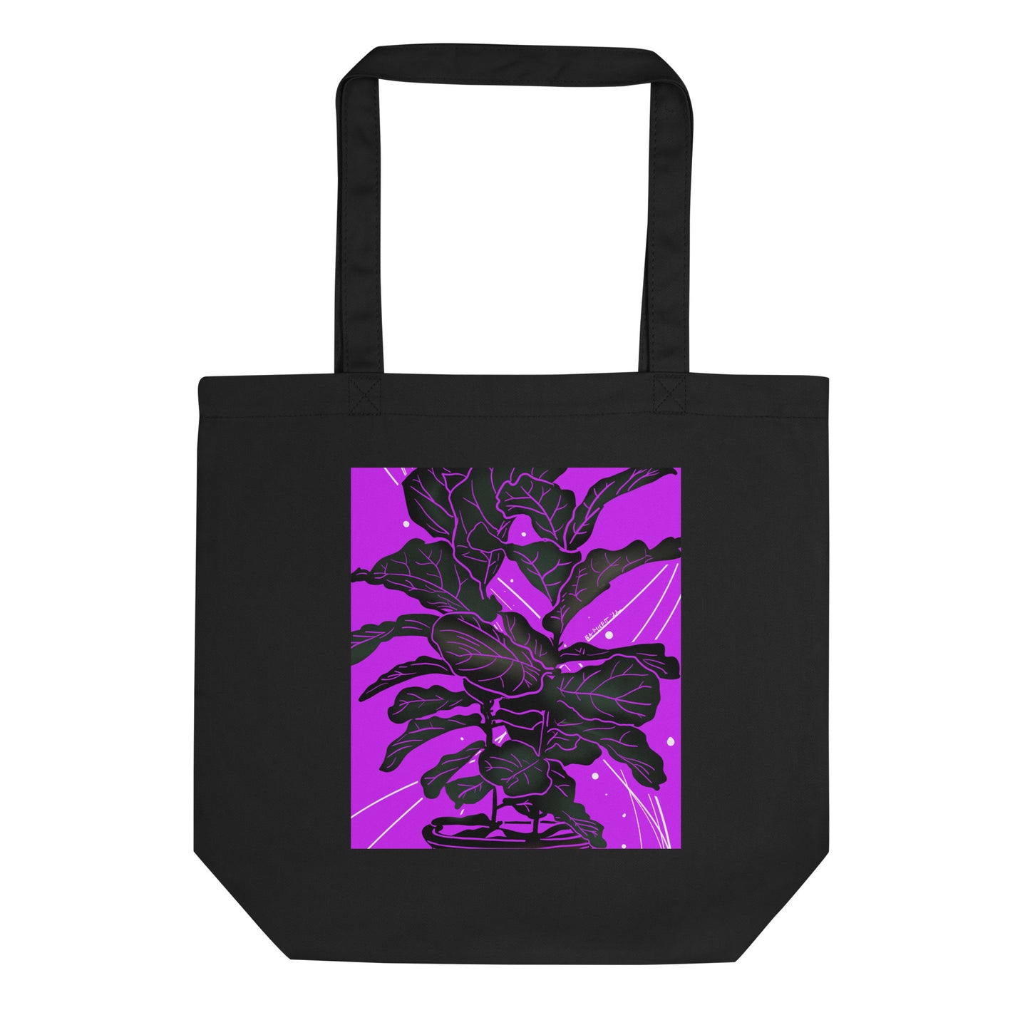 Fiddle Fig Leaf Eco Tote Bag