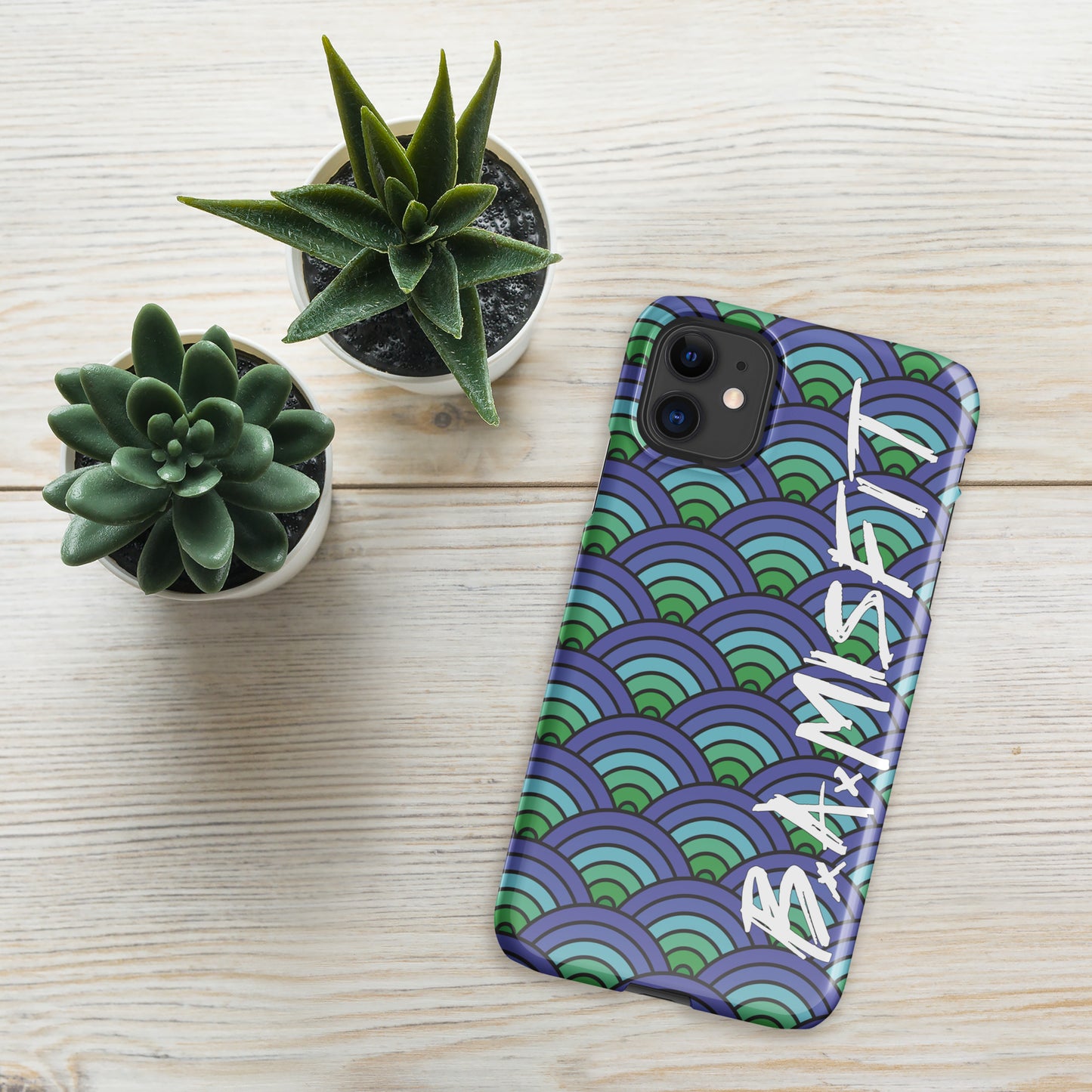 Purpl Green Snap case for iPhone®