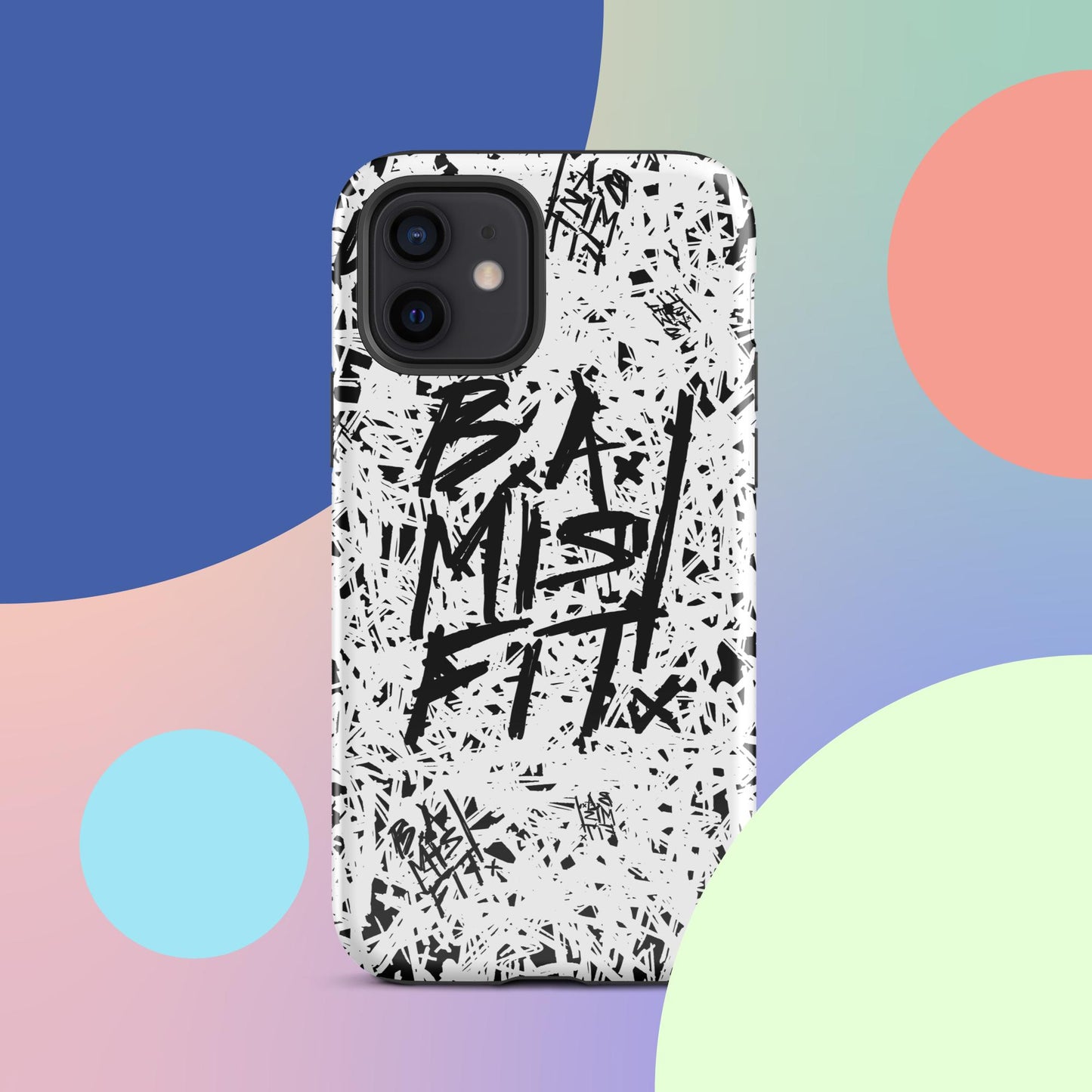 B.A.Misfit Logo (Black) - Tough Case for iPhone®