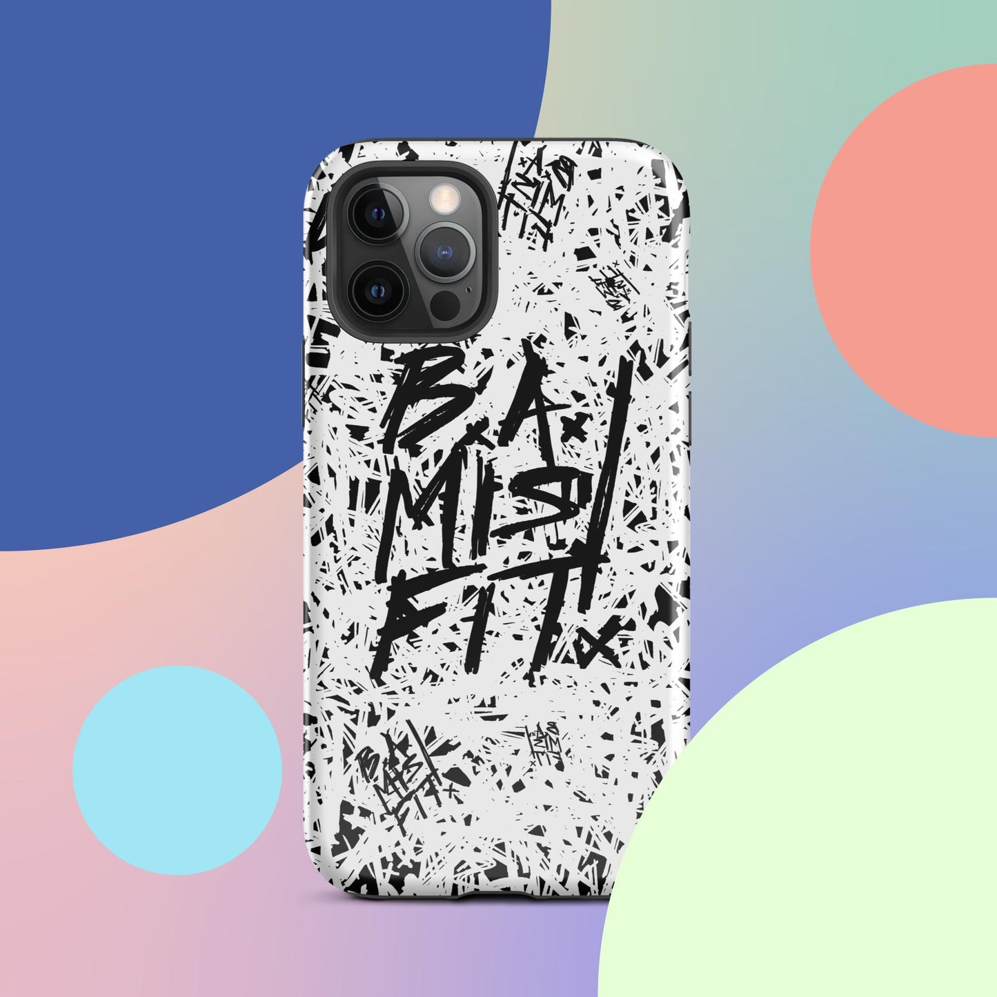 B.A.Misfit Logo (Black) - Tough Case for iPhone®