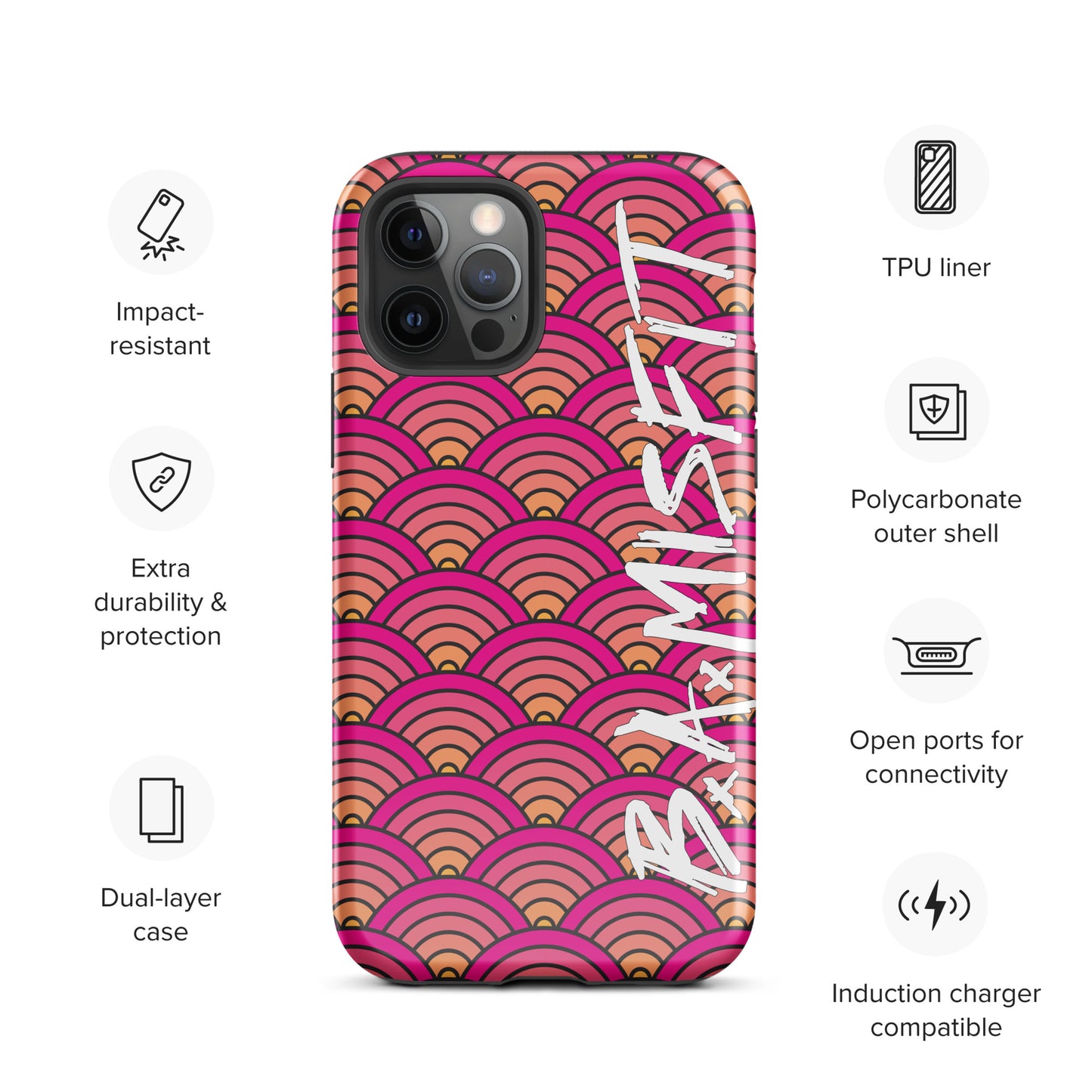 PinkYello Japanese Waves Tough Case for iPhone®