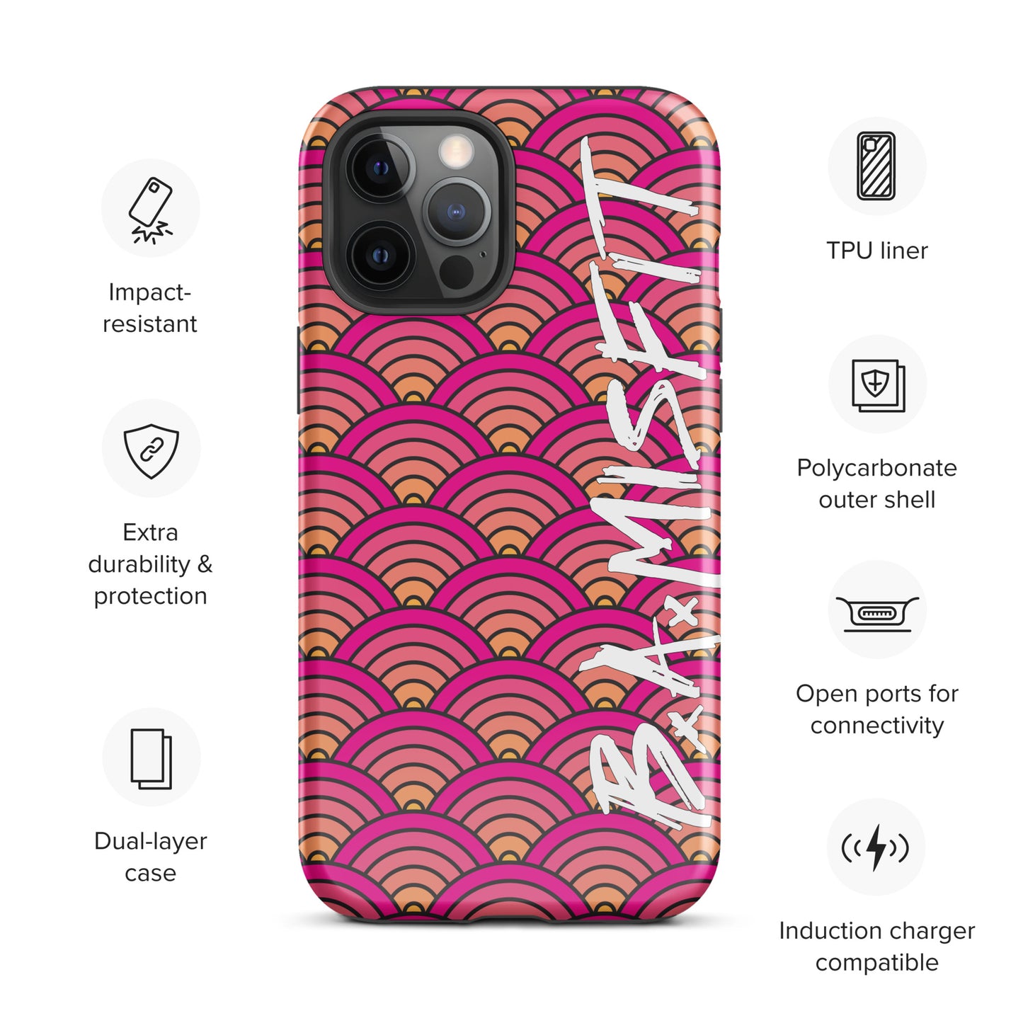 PinkYello Japanese Waves Tough Case for iPhone®