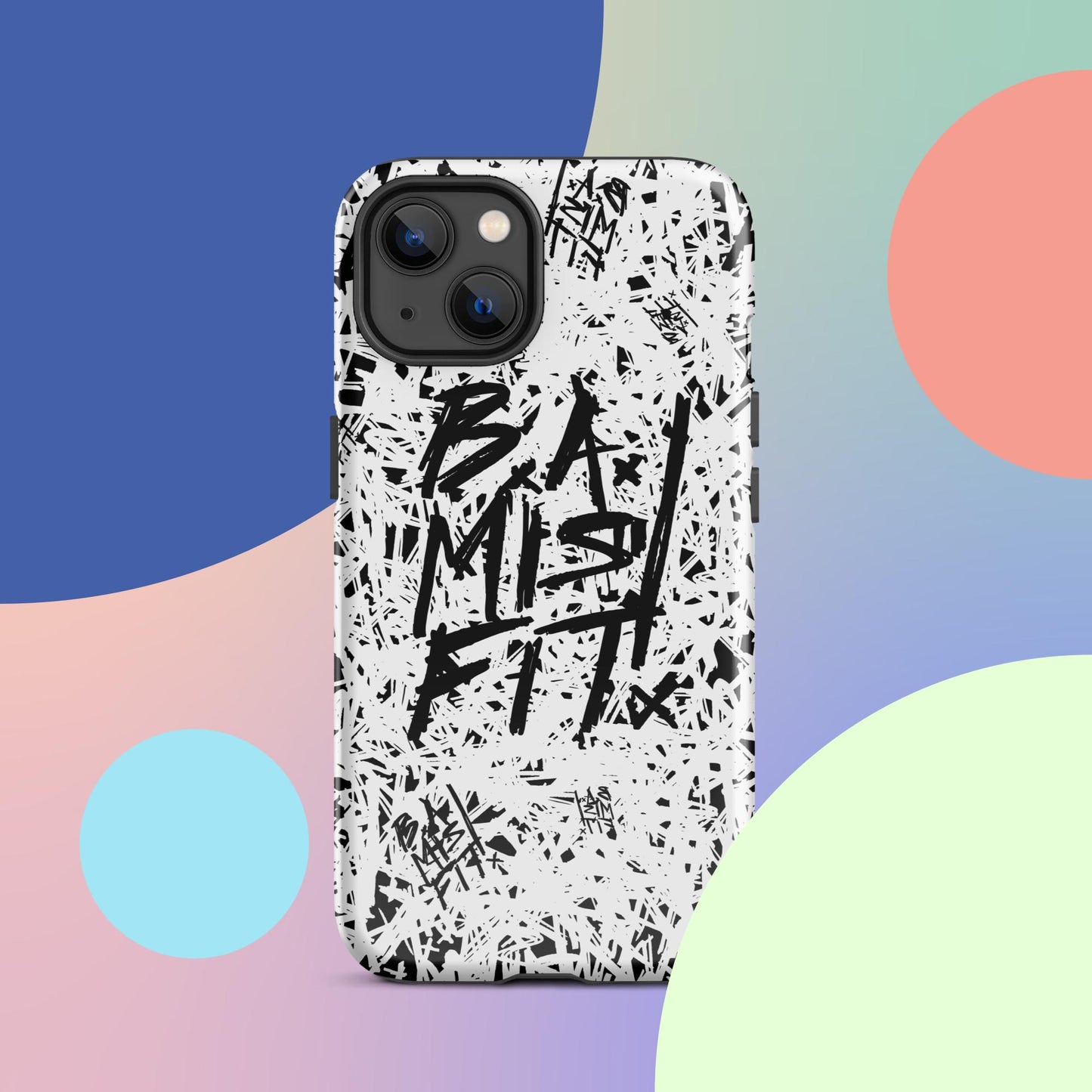 B.A.Misfit Logo (Black) - Tough Case for iPhone®