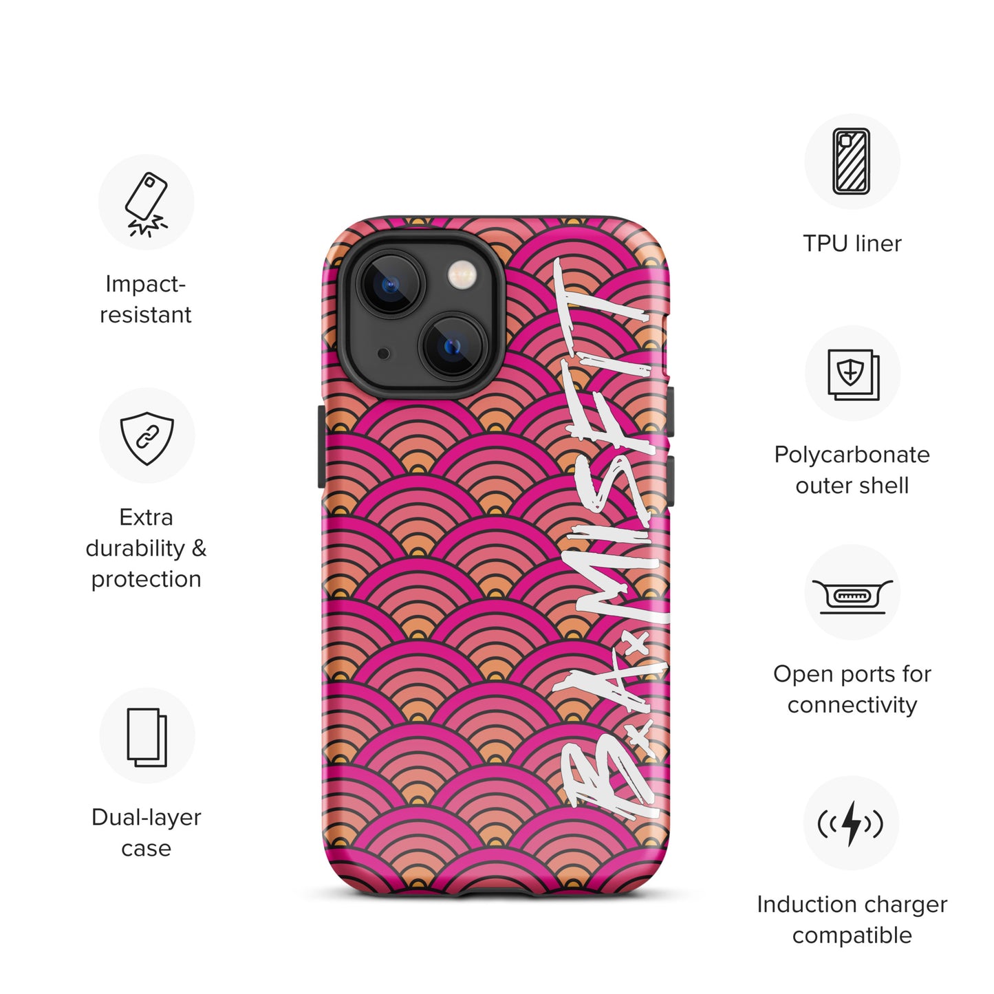 PinkYello Japanese Waves Tough Case for iPhone®