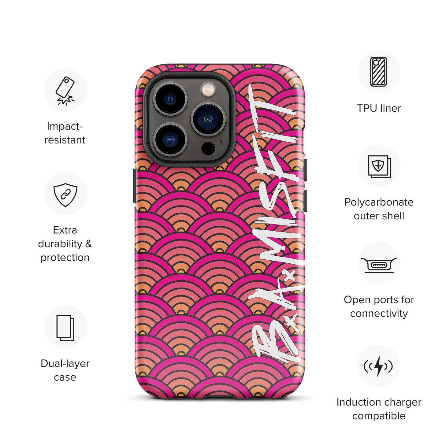 PinkYello Japanese Waves Tough Case for iPhone®