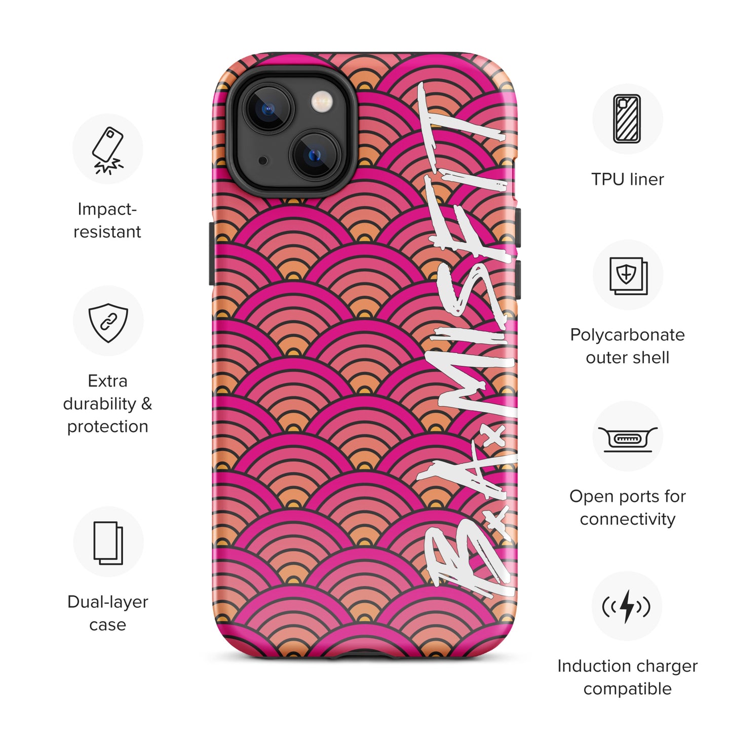 PinkYello Japanese Waves Tough Case for iPhone®