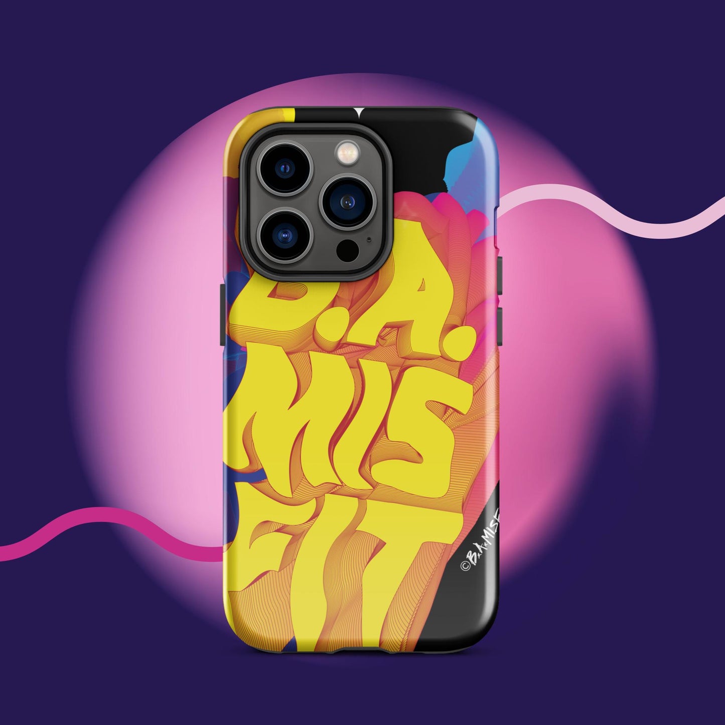 B.A.Misfit Bright, Wavy, Spacey - Tough Case for iPhone®