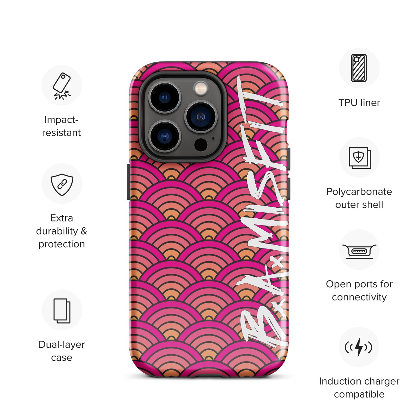 PinkYello Japanese Waves Tough Case for iPhone®