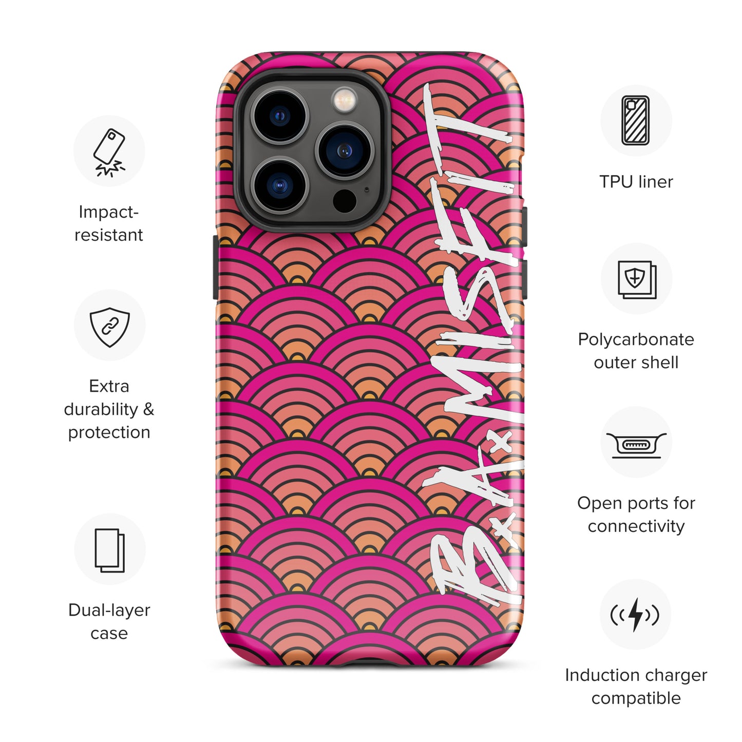 PinkYello Japanese Waves Tough Case for iPhone®