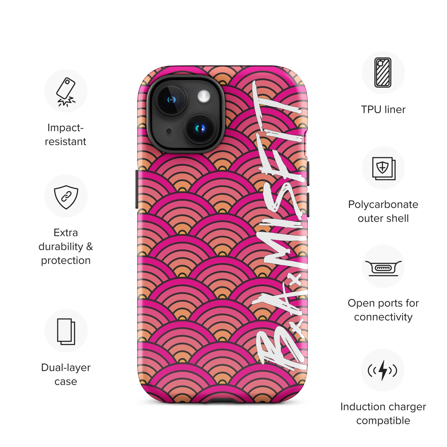 PinkYello Japanese Waves Tough Case for iPhone®