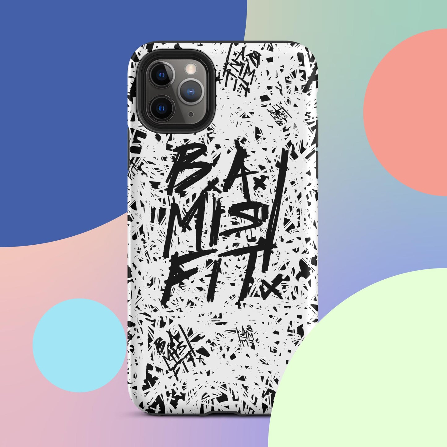 B.A.Misfit Logo (Black) - Tough Case for iPhone®