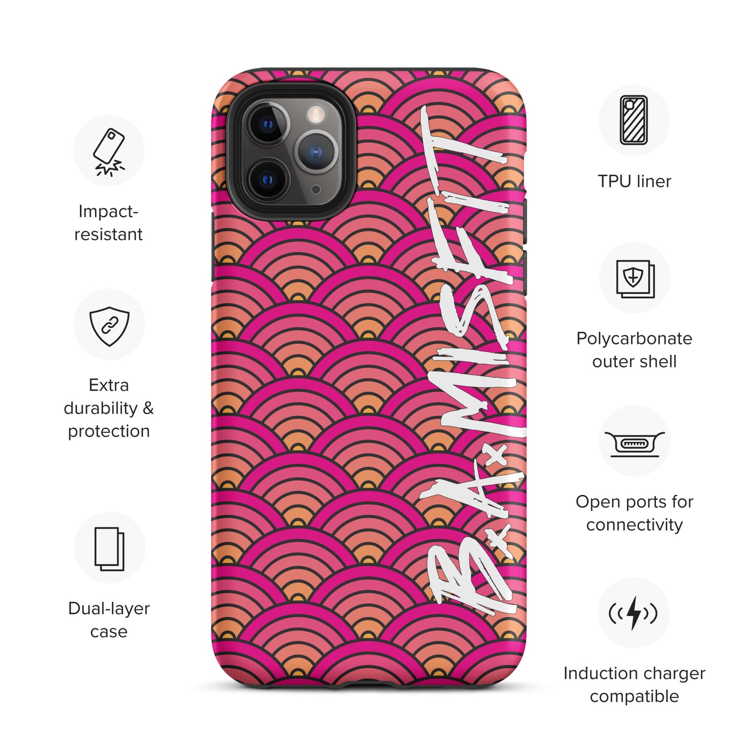 PinkYello Japanese Waves Tough Case for iPhone®