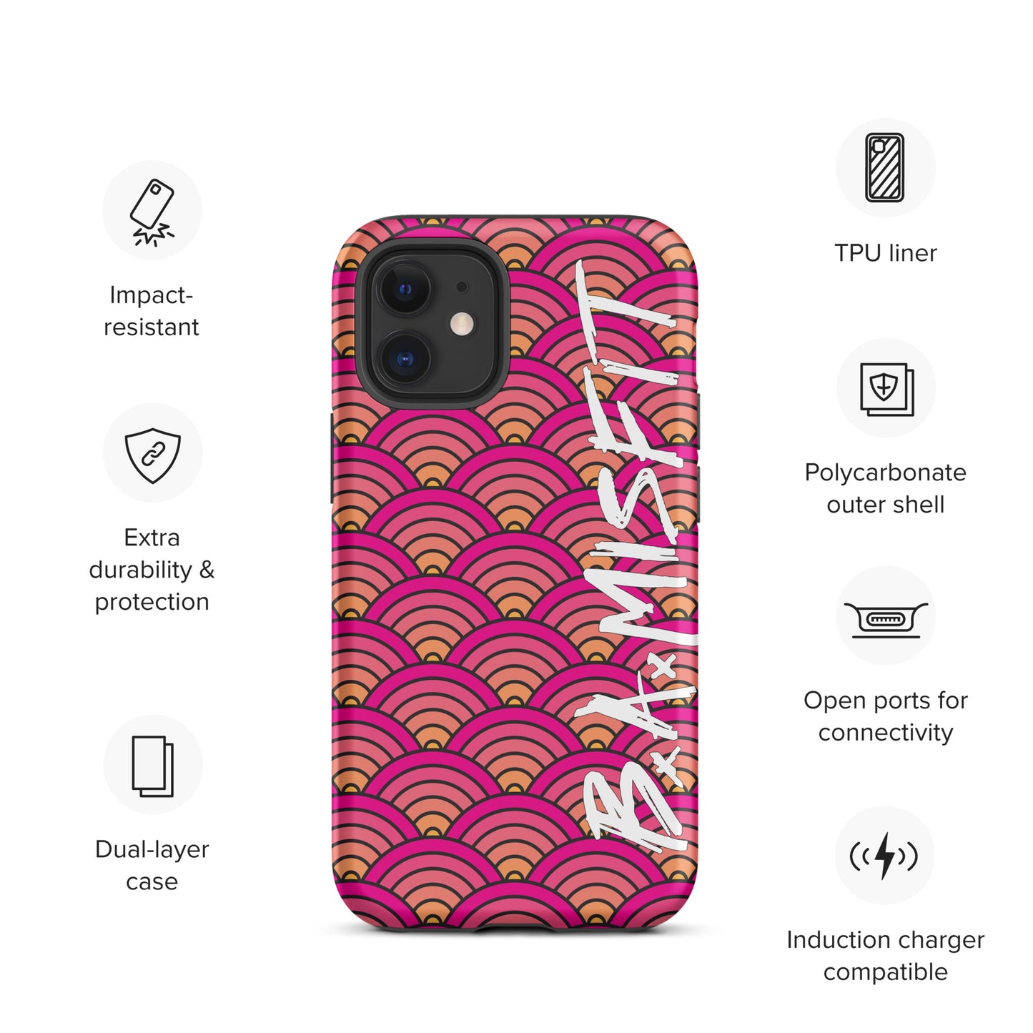 PinkYello Japanese Waves Tough Case for iPhone®