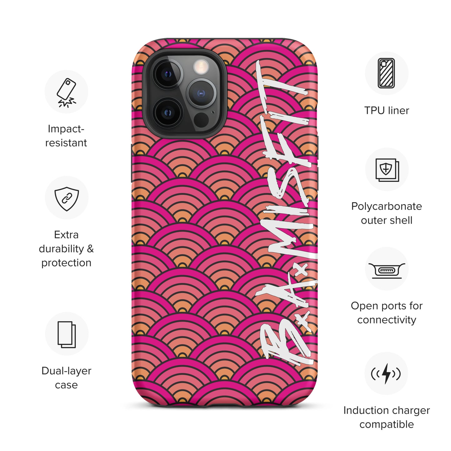 PinkYello Japanese Waves Tough Case for iPhone®