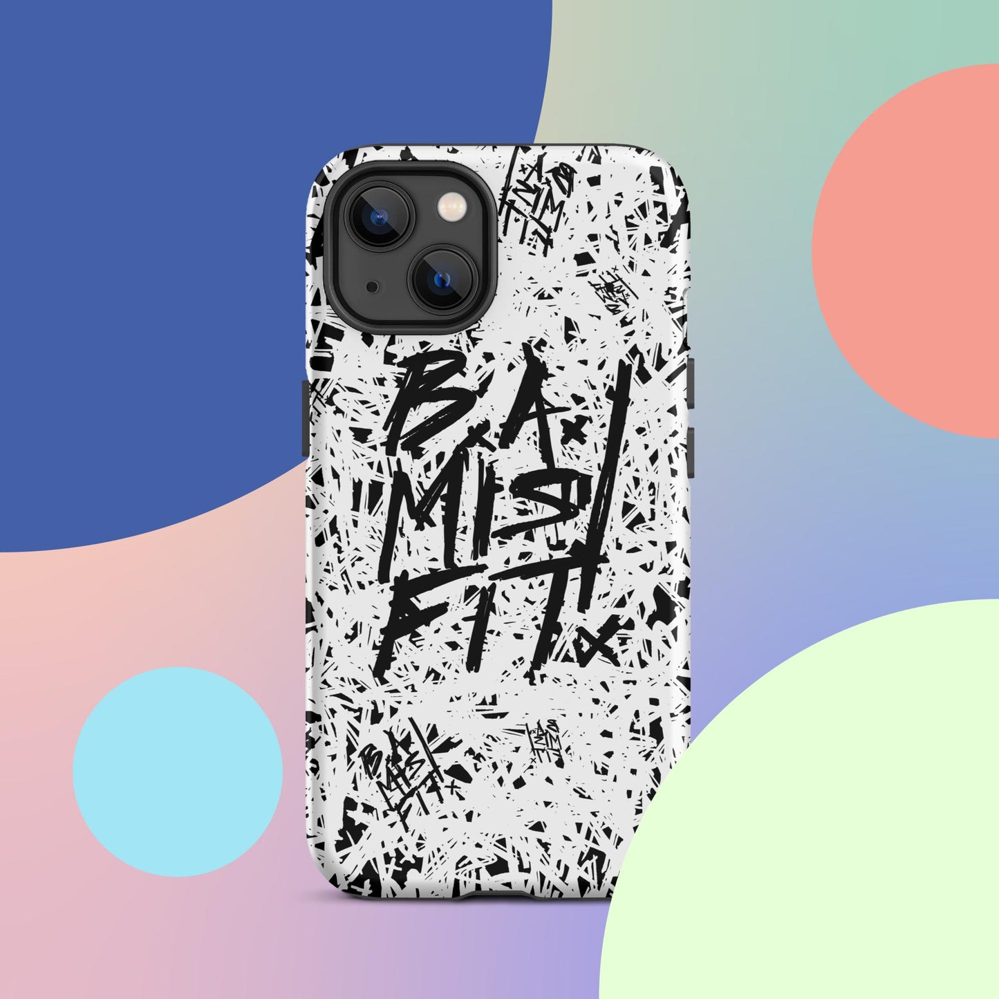 B.A.Misfit Logo (Black) - Tough Case for iPhone®