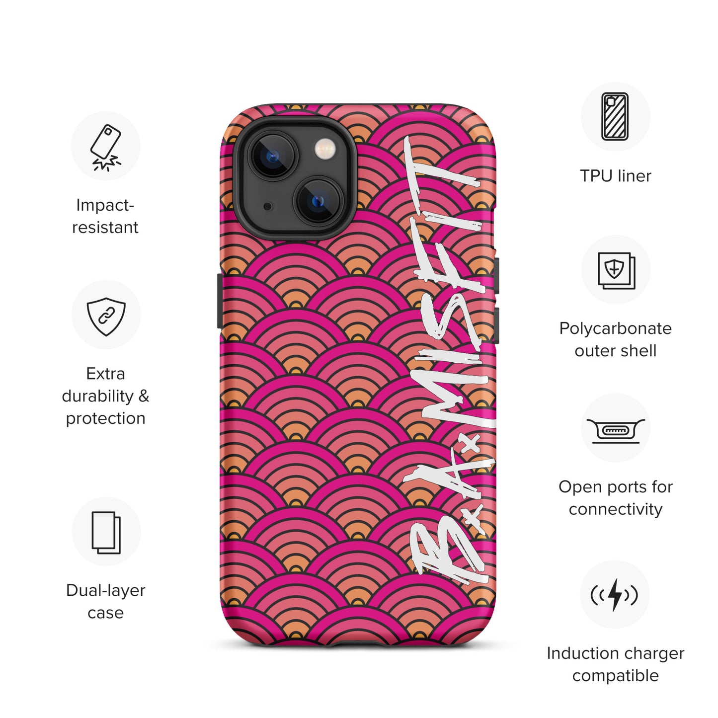 PinkYello Japanese Waves Tough Case for iPhone®