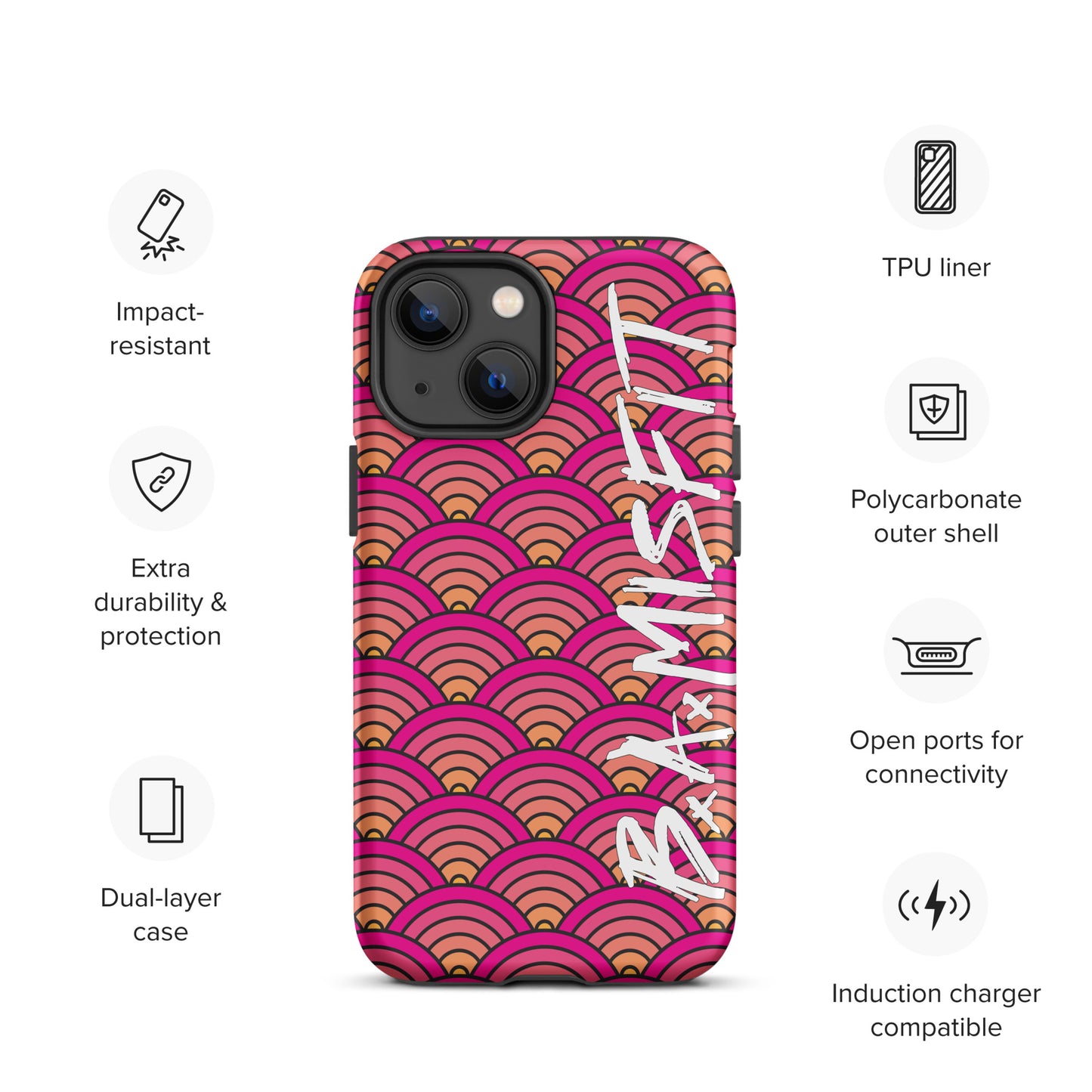 PinkYello Japanese Waves Tough Case for iPhone®