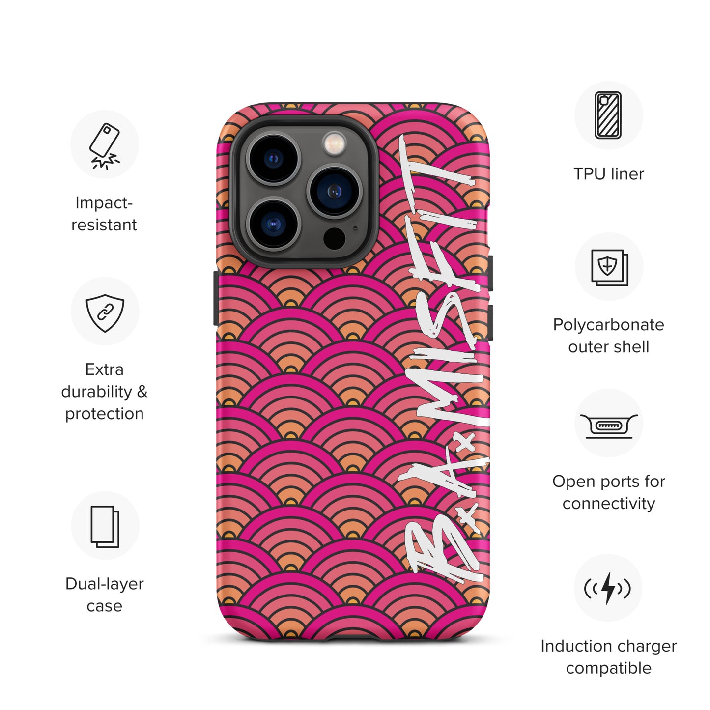 PinkYello Japanese Waves Tough Case for iPhone®