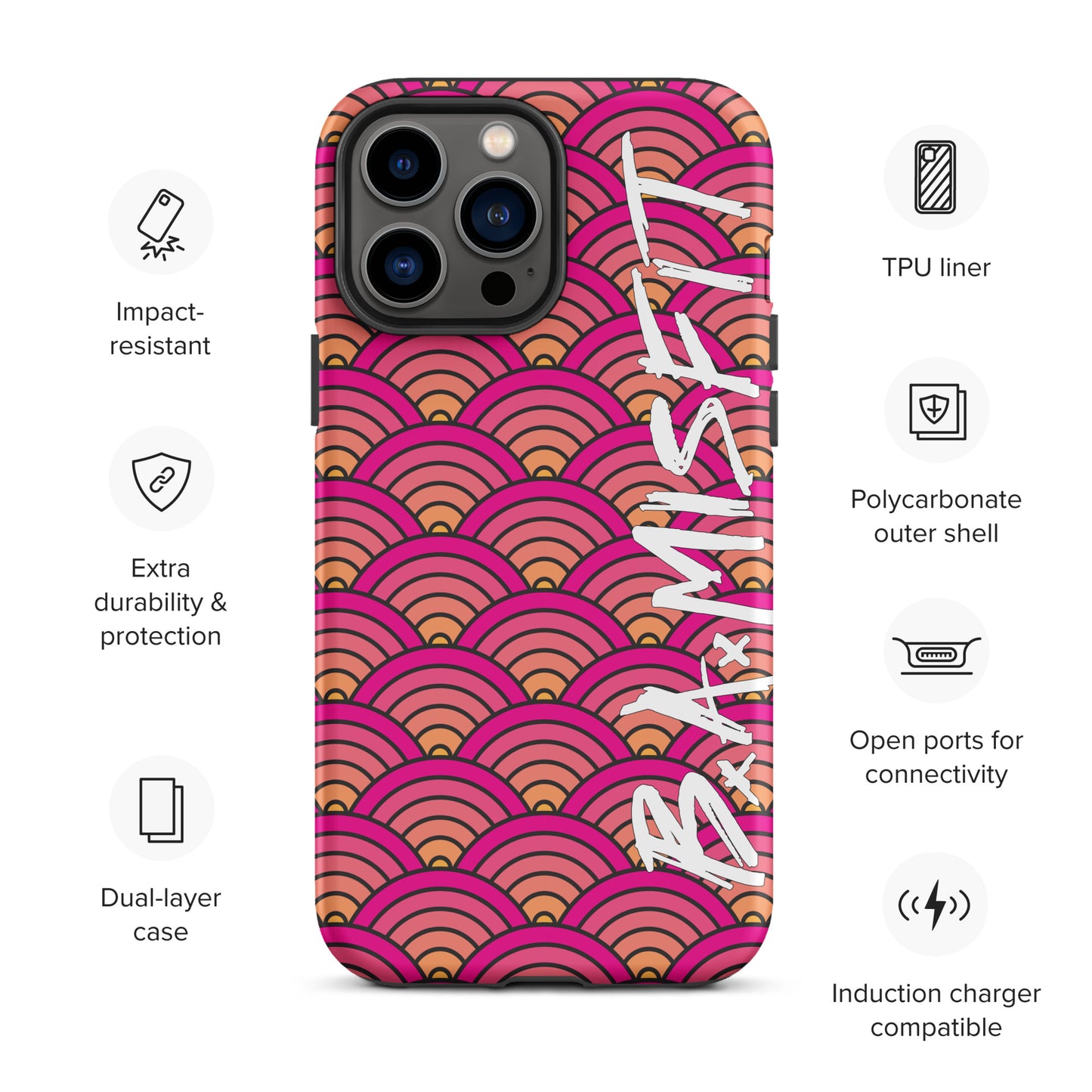 PinkYello Japanese Waves Tough Case for iPhone®