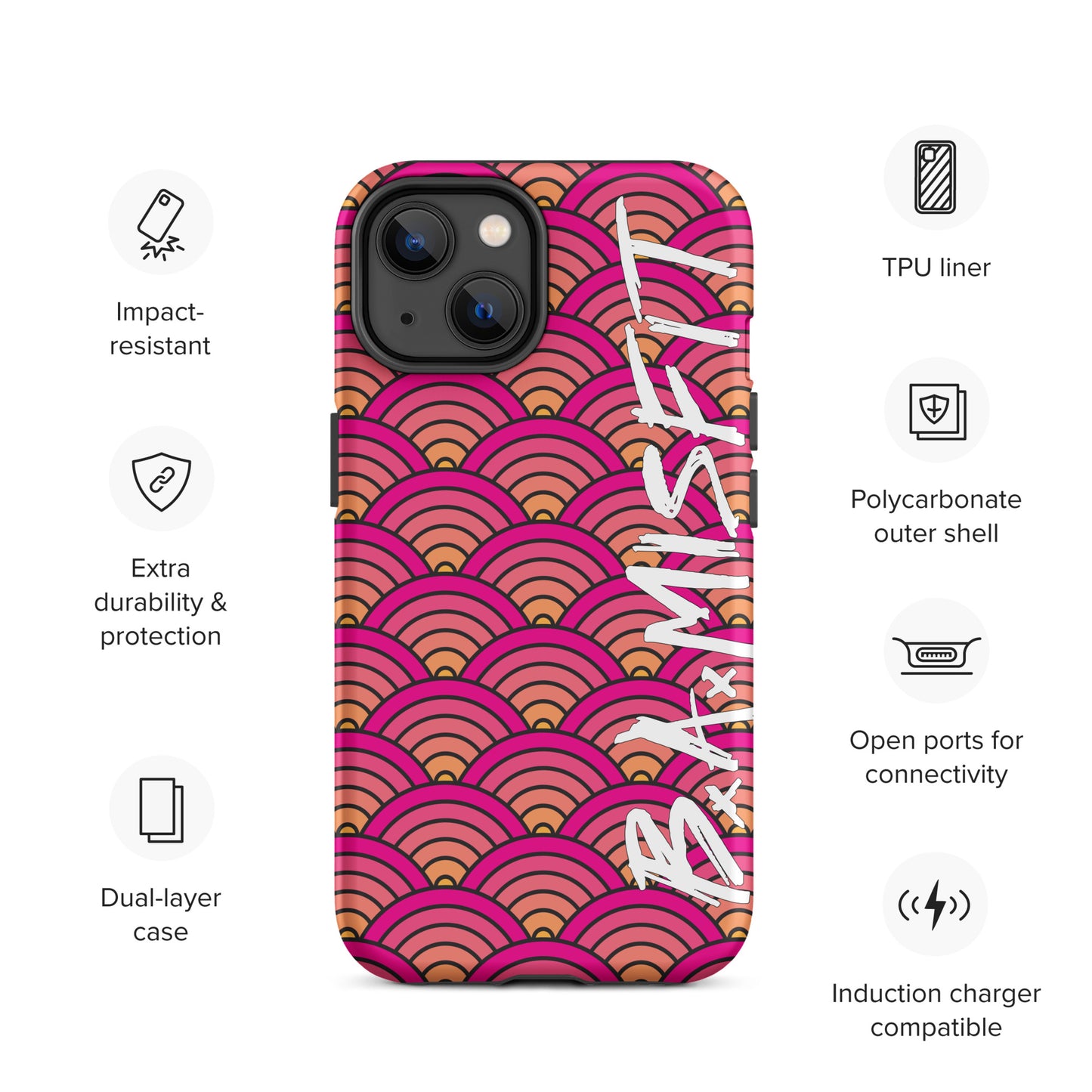 PinkYello Japanese Waves Tough Case for iPhone®