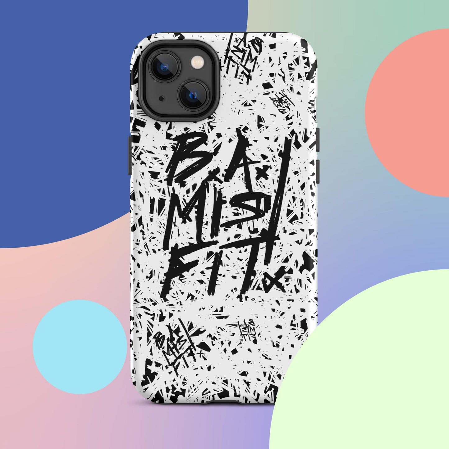 B.A.Misfit Logo (Black) - Tough Case for iPhone®