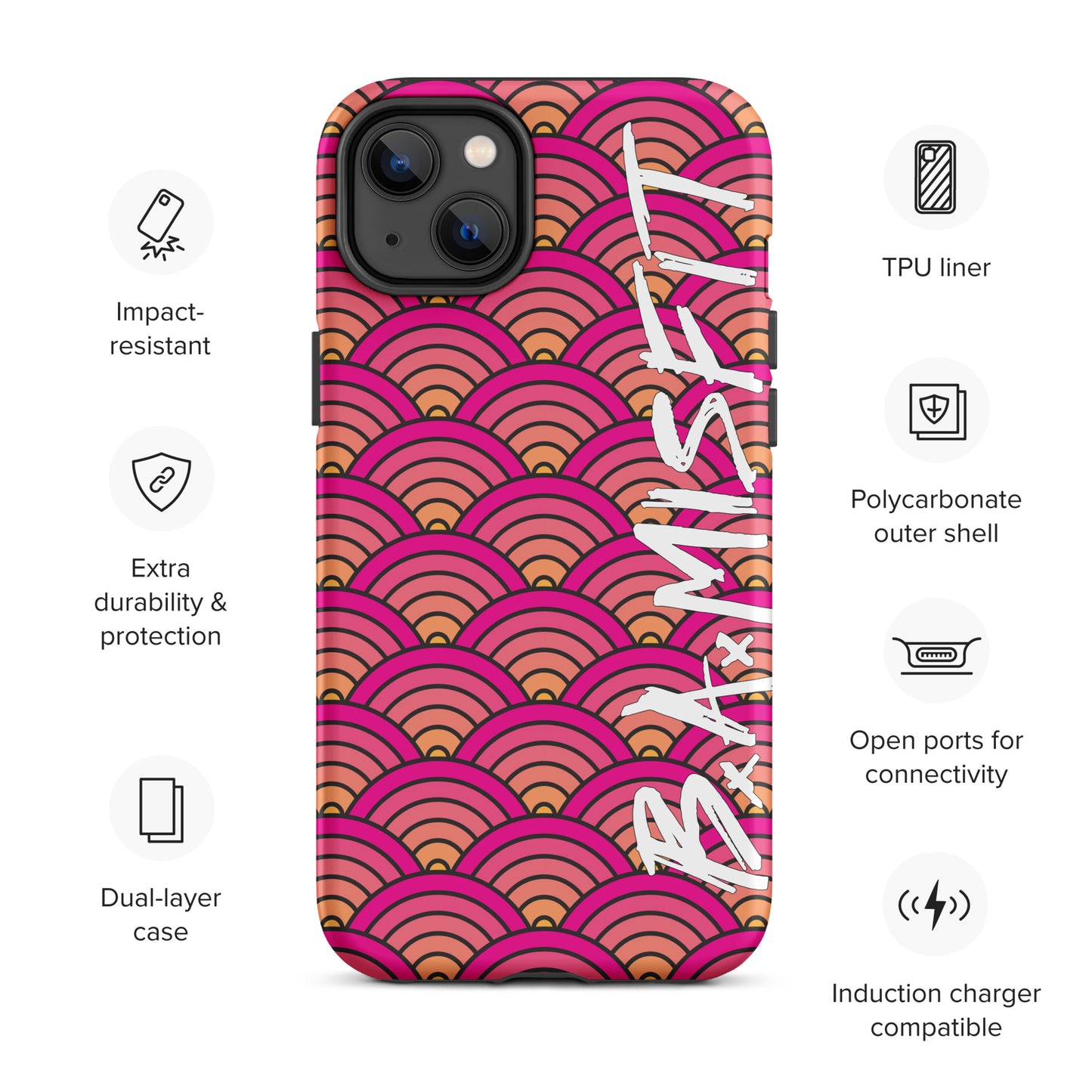 PinkYello Japanese Waves Tough Case for iPhone®