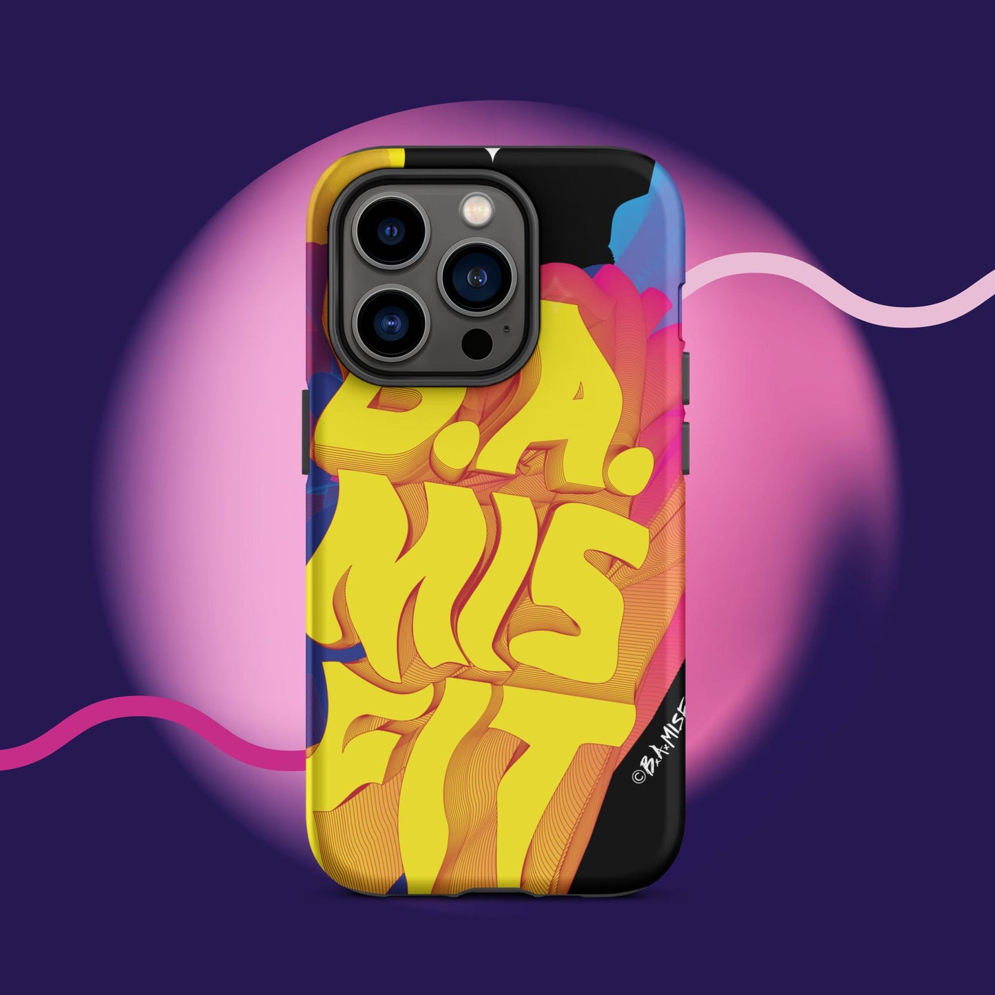 B.A.Misfit Bright, Wavy, Spacey - Tough Case for iPhone®