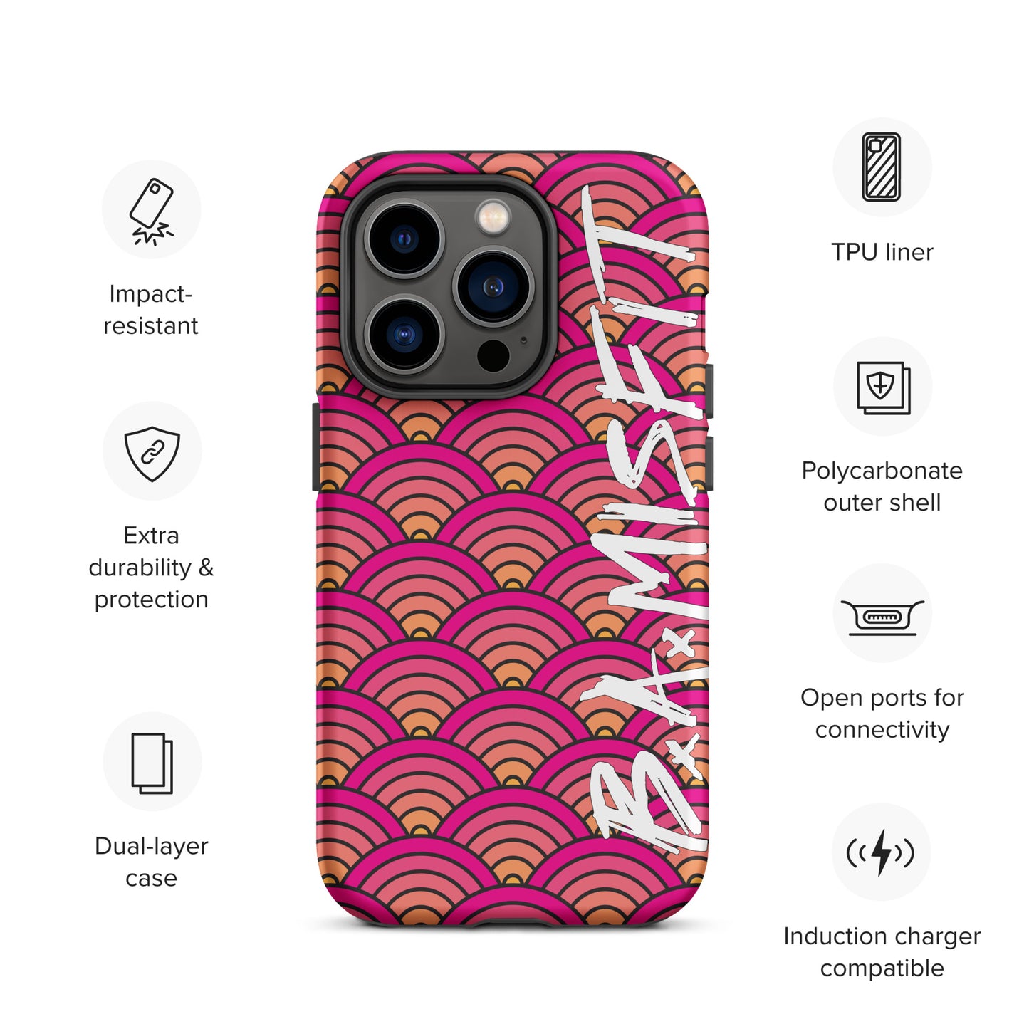 PinkYello Japanese Waves Tough Case for iPhone®