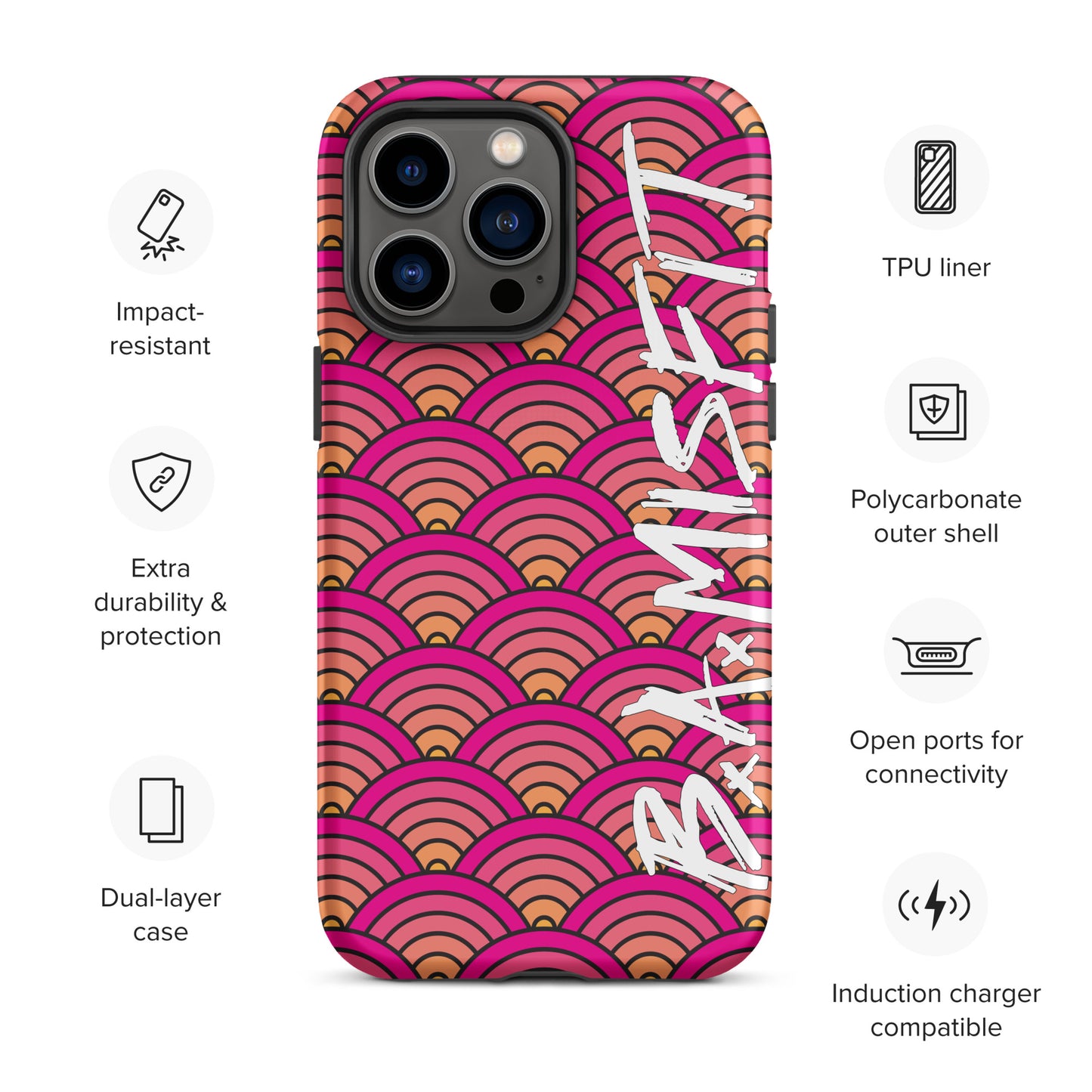 PinkYello Japanese Waves Tough Case for iPhone®