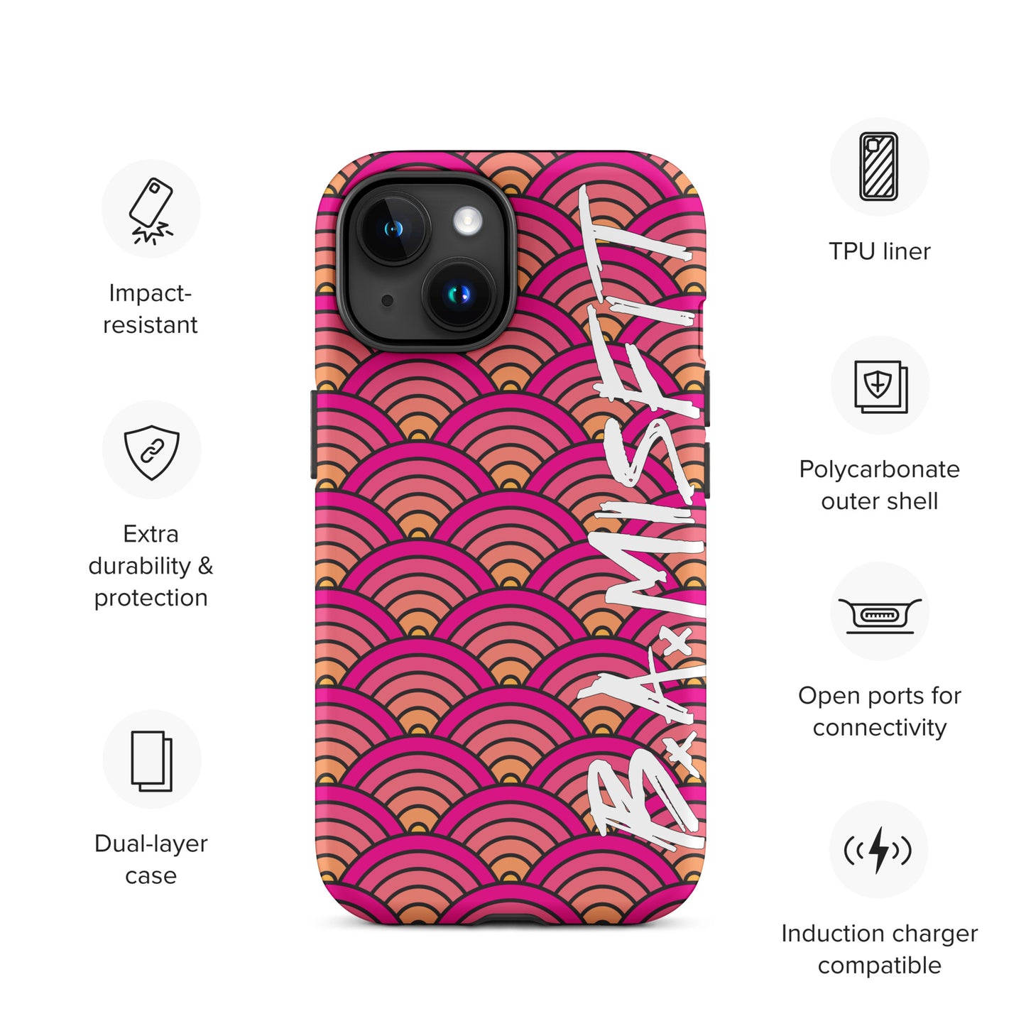 PinkYello Japanese Waves Tough Case for iPhone®