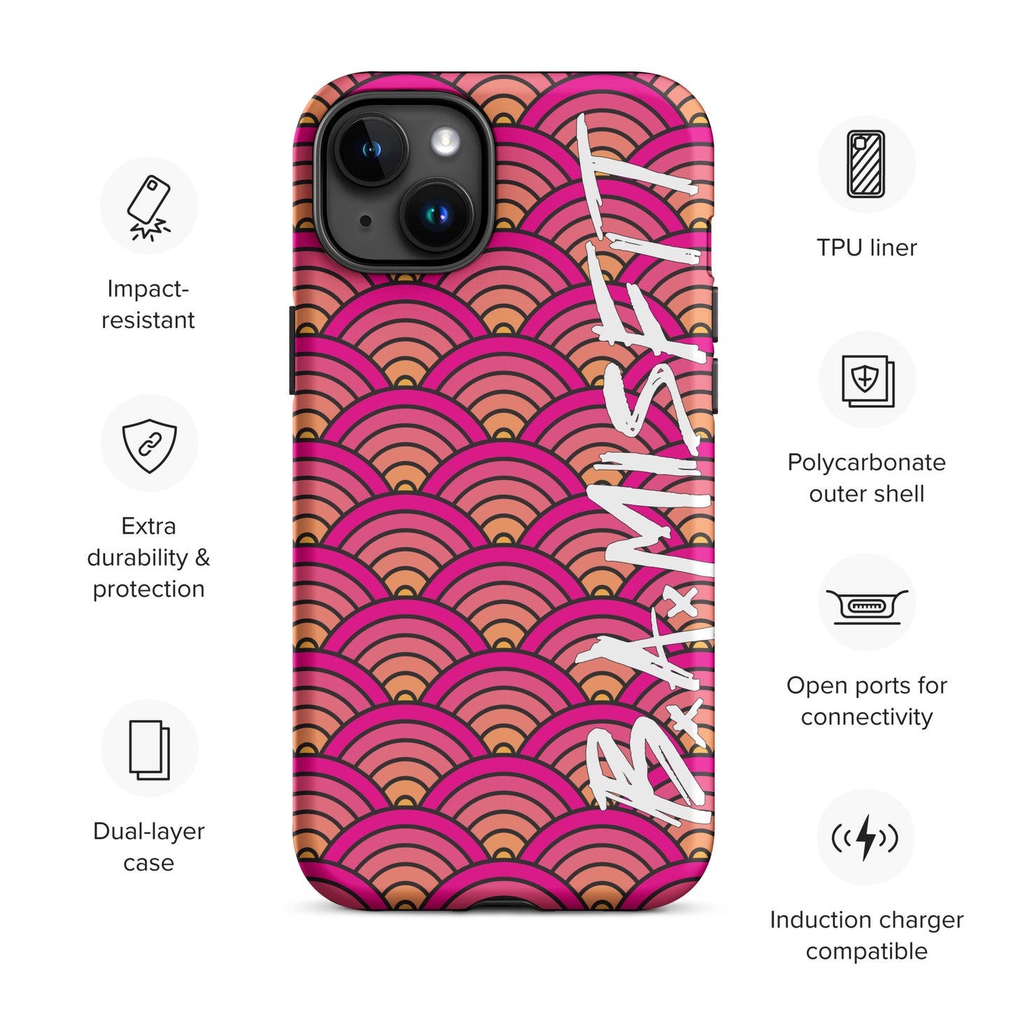 PinkYello Japanese Waves Tough Case for iPhone®