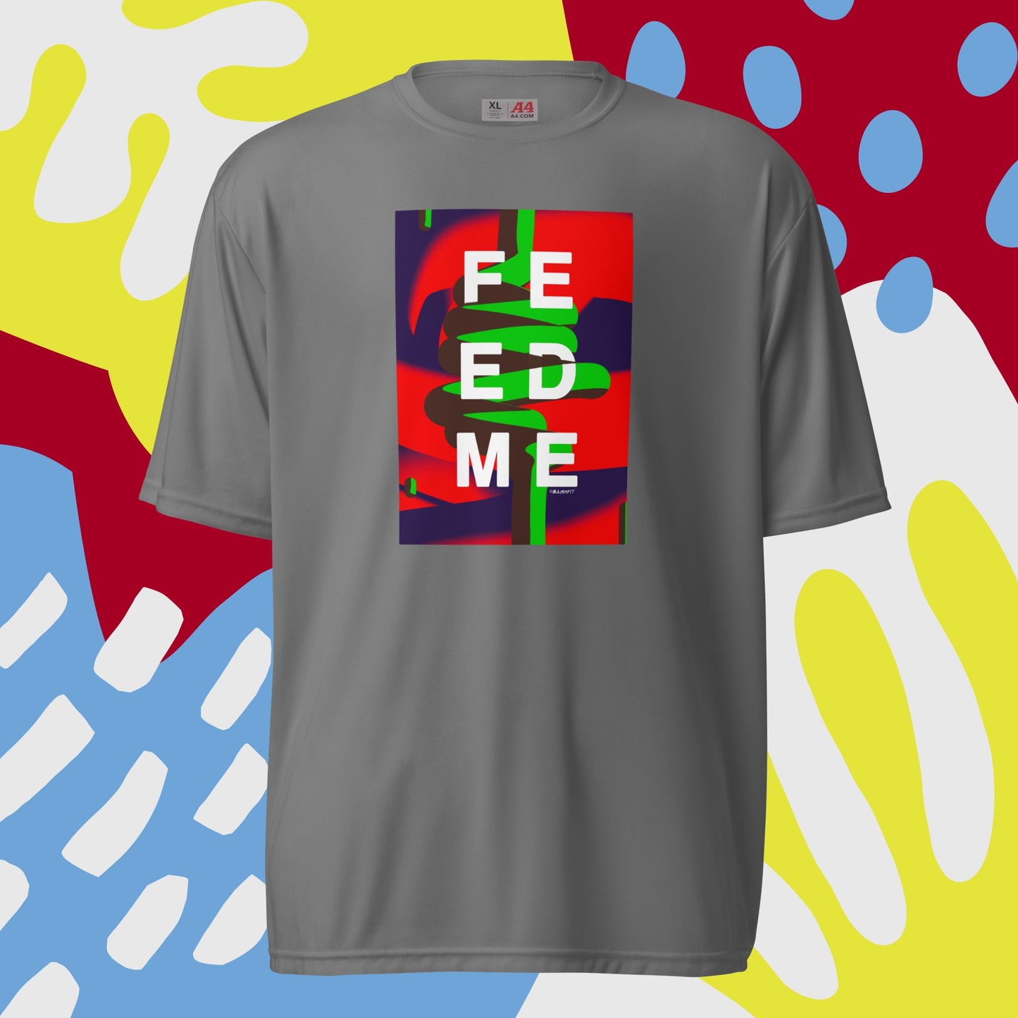 FEED ME (Gluttony) Unisex performance crew neck t-shirt