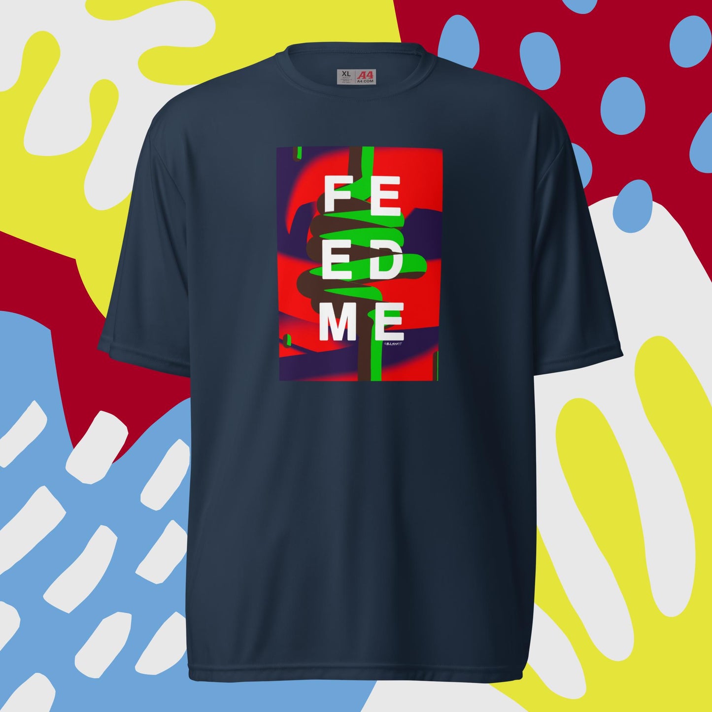 FEED ME (Gluttony) Unisex performance crew neck t-shirt