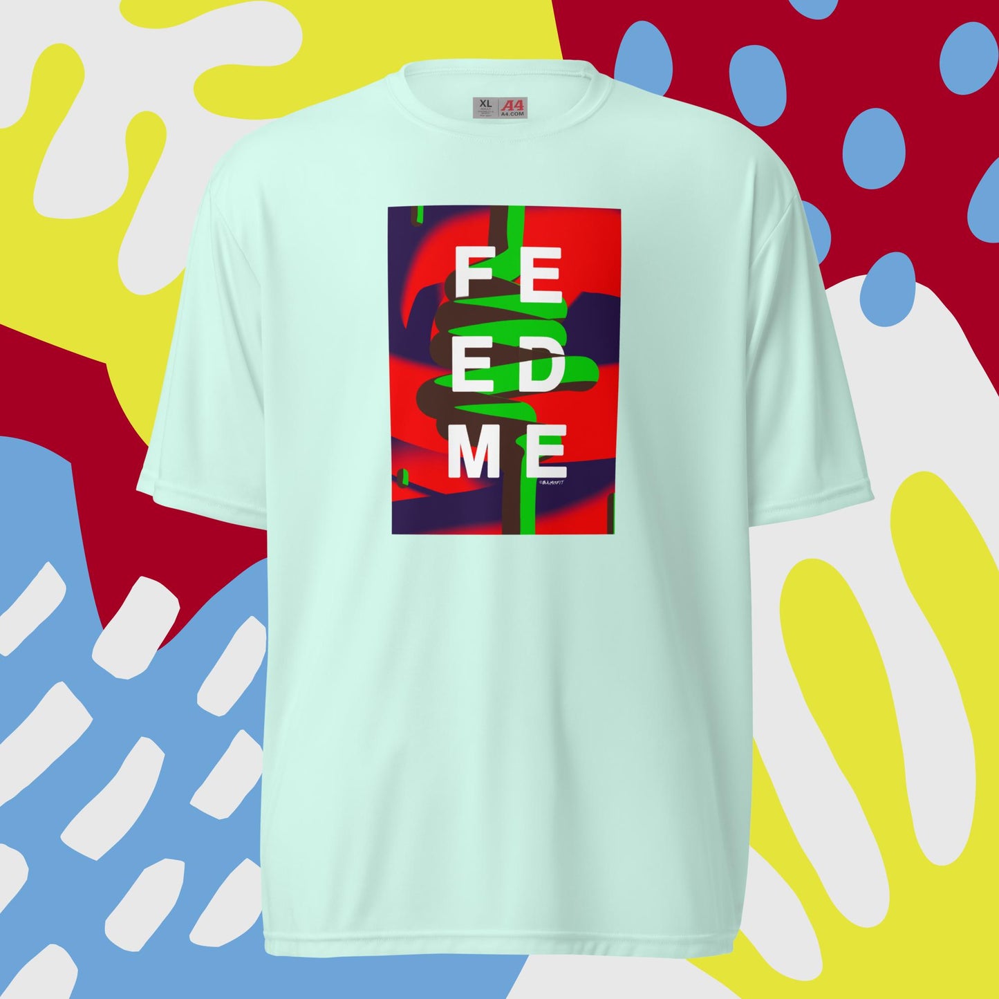 FEED ME (Gluttony) Unisex performance crew neck t-shirt