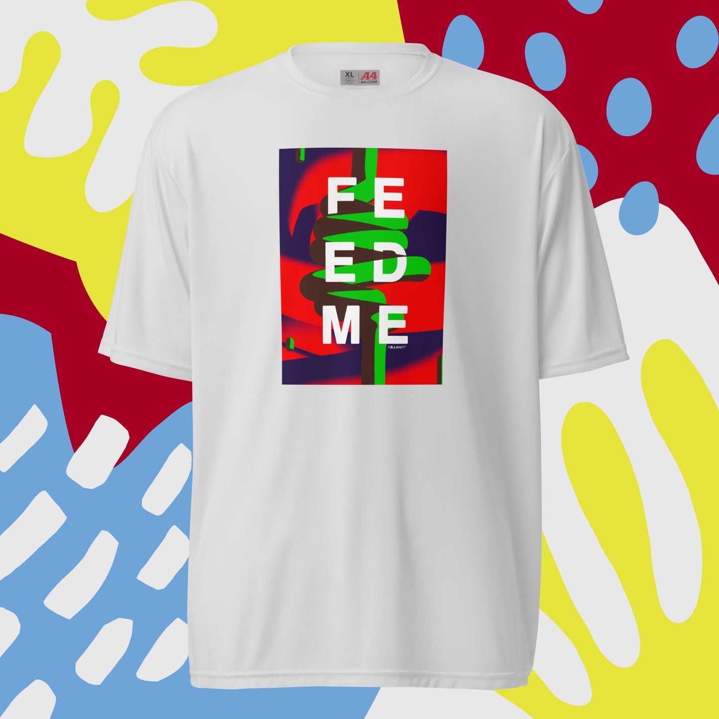 FEED ME (Gluttony) Unisex performance crew neck t-shirt