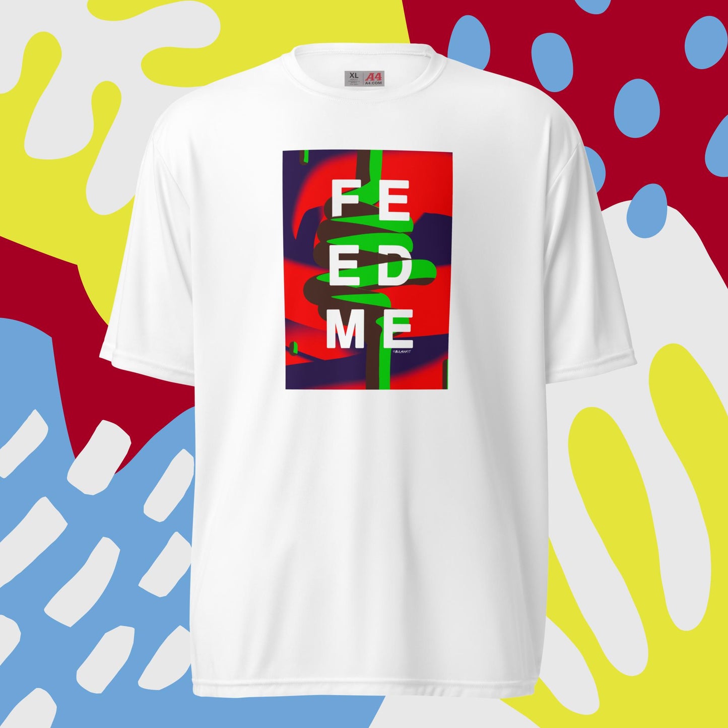 FEED ME (Gluttony) Unisex performance crew neck t-shirt